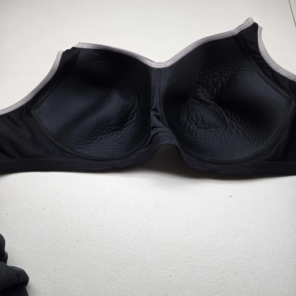 Vanity Fair Women Bra 44D Black T Shirt Wireless Strap‎ Convertible